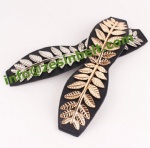 Fashion Large Leaf Stretch Belt For women
