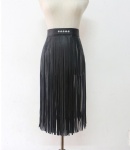 Fashion Black Tassel Belt For Women